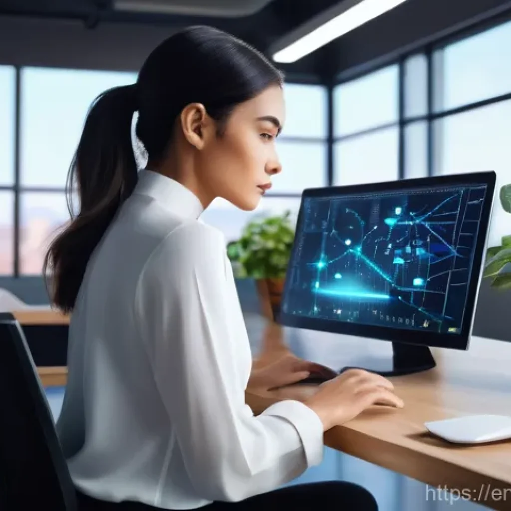 애니메이션 기획사의 장기 프로젝트 관리 - **Prompt:** A highly detailed digital painting of a female animation artist, in her late 20s, focuse...