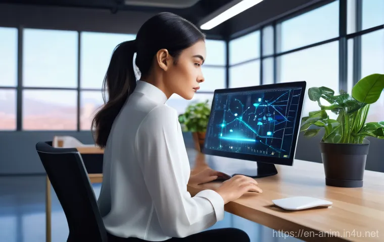 애니메이션 기획사의 장기 프로젝트 관리 - **Prompt:** A highly detailed digital painting of a female animation artist, in her late 20s, focuse...