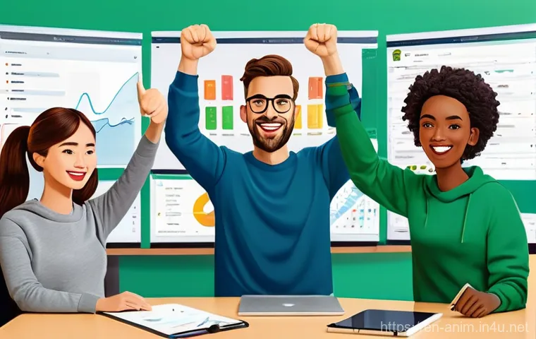 애니메이션 기획사의 장기 프로젝트 관리 - **Prompt:** A vibrant, illustrative image depicting a diverse, global animation project team, compri...